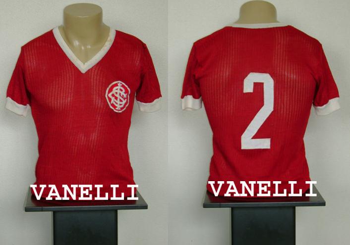 maillot de foot sc internacional domicile 1977 rétro