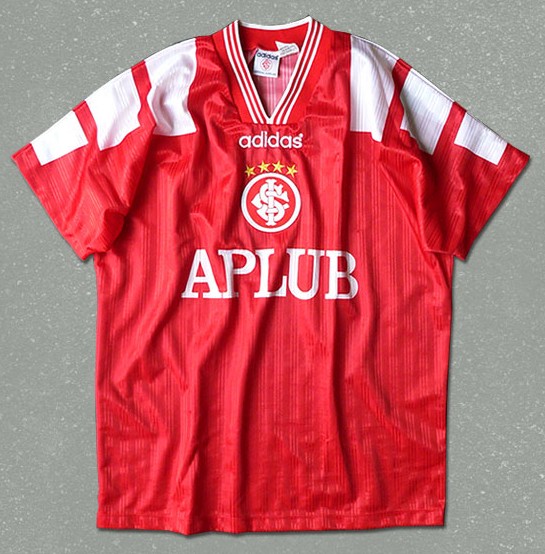 maillot de foot sc internacional domicile 1997 rétro