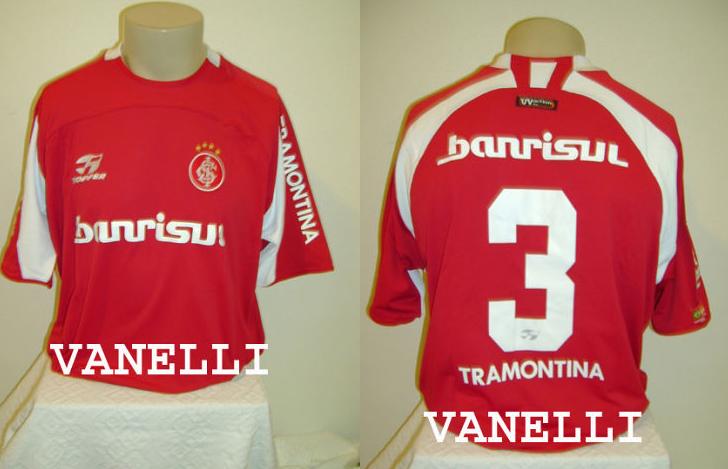 maillot de foot sc internacional domicile 2005 rétro