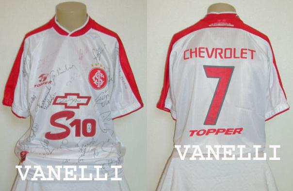 maillot de foot sc internacional exterieur 2000 rétro