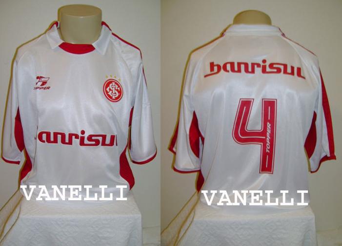 maillot de foot sc internacional exterieur 2002 rétro