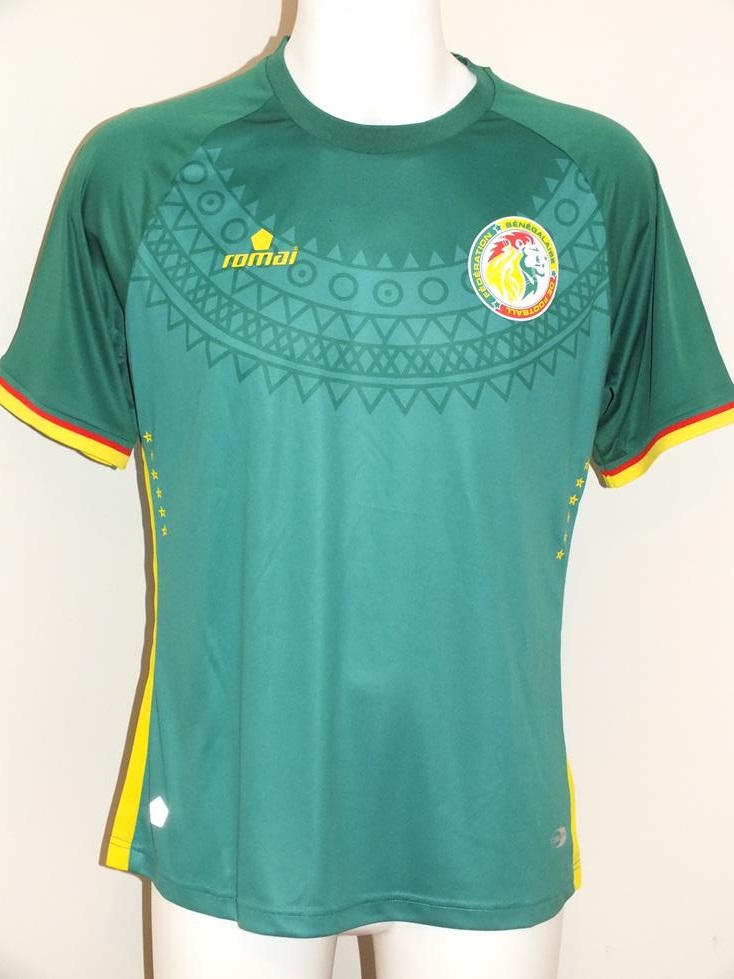 maillot de foot sénégal exterieur 2017-2018 rétro