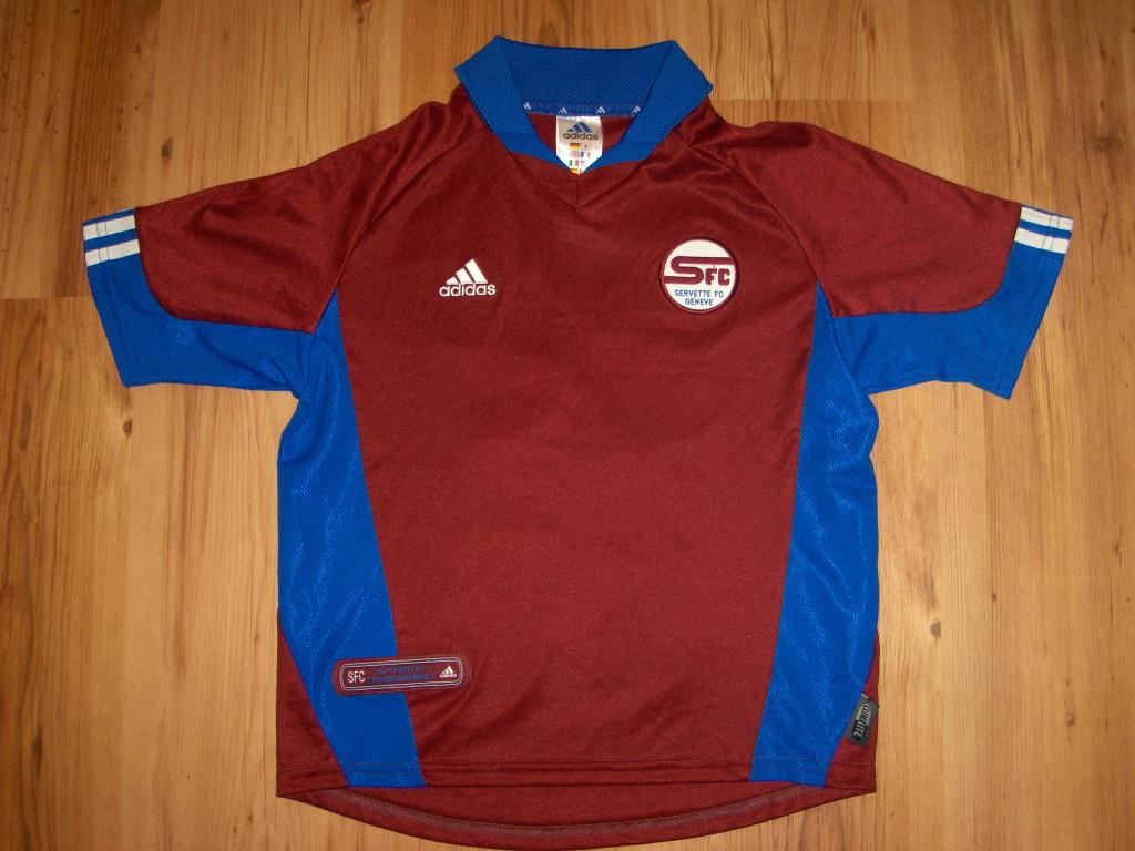 maillot de foot servette fc domicile 2001-2002 rétro