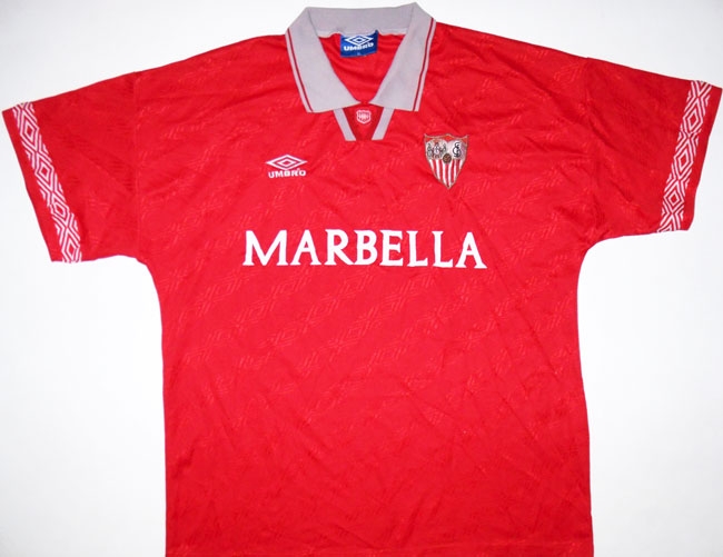 maillot de foot séville fc exterieur 1994-1996 rétro