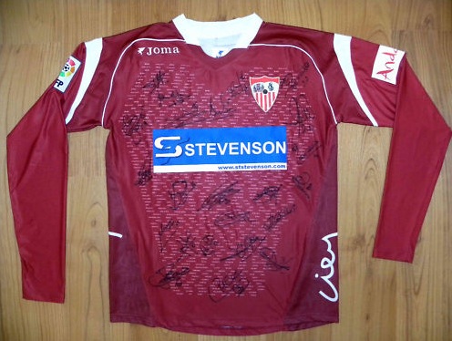 maillot de foot séville fc exterieur 2005-2006 rétro