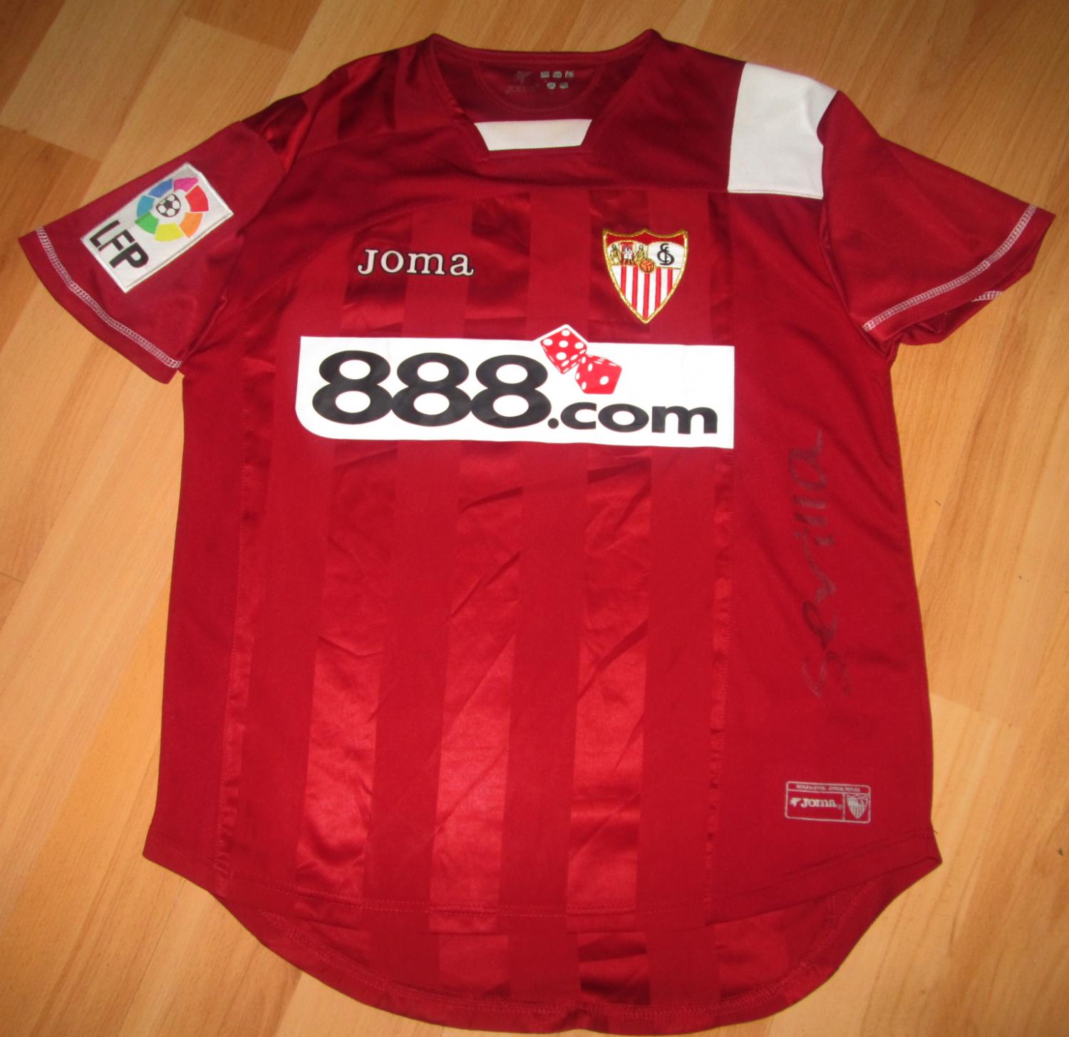 maillot de foot séville fc exterieur 2007-2008 rétro