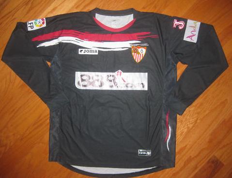 maillot de foot séville fc gardien 2006-2007 rétro