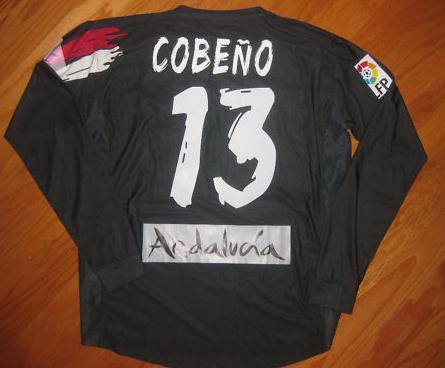 maillot de foot séville fc gardien 2006-2007 rétro maillot de foot séville fc gardien 2006-2007 rétro