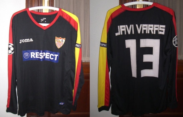 maillot de foot séville fc gardien 2009-2010 rétro