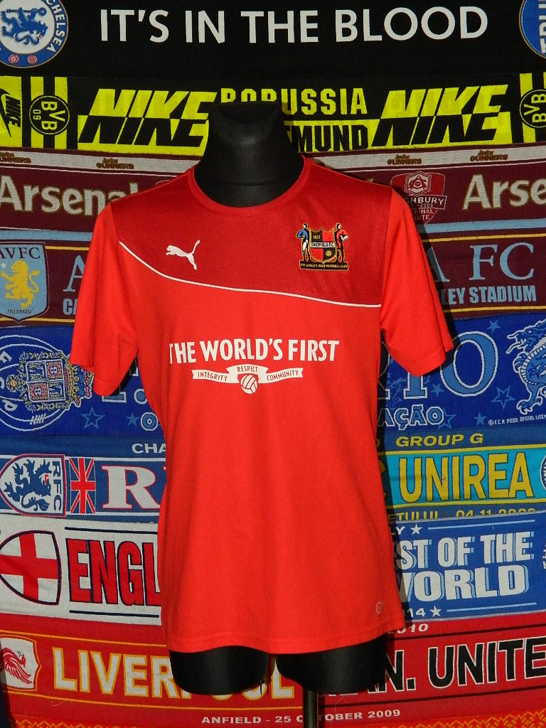 maillot de foot sheffield fc domicile 2014-2015 rétro
