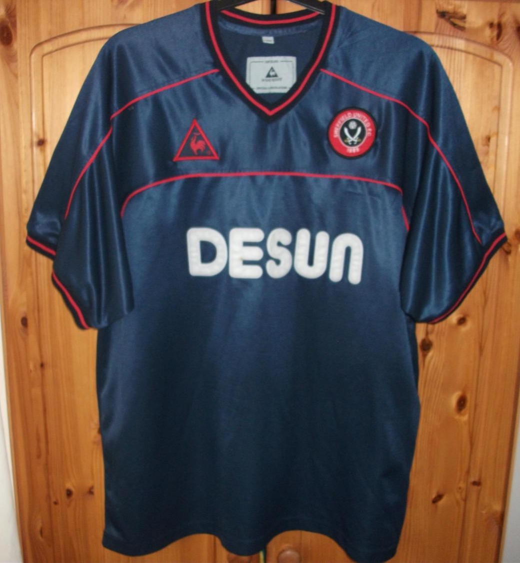 maillot de foot sheffield united exterieur 2002-2004 pas cher