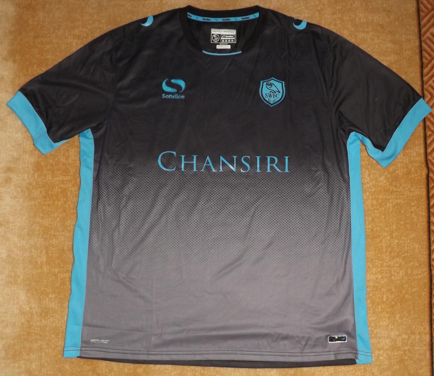 maillot de foot sheffield wednesday exterieur 2015-2016 rétro