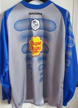 maillot de foot sheffield wednesday gardien 2001-2003 rétro