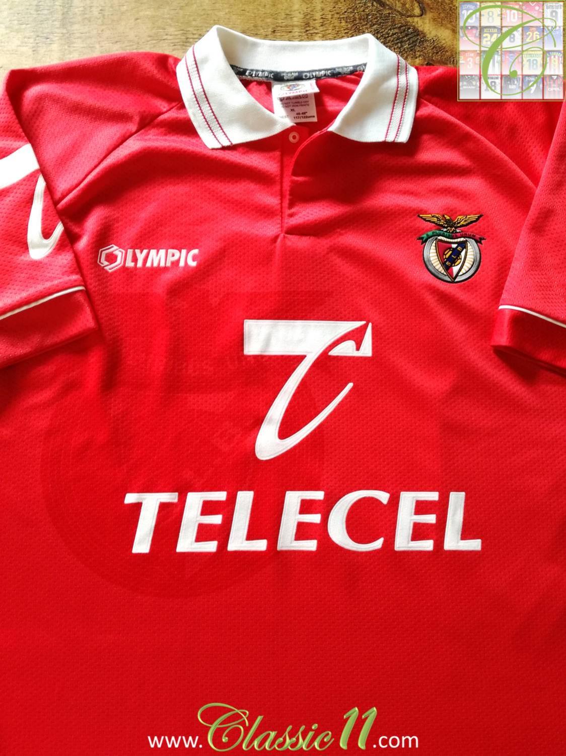 maillot de foot sl benfica domicile 1996-1997 rétro