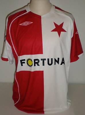 maillot de foot slavia prague réplique 2007-2008 rétro