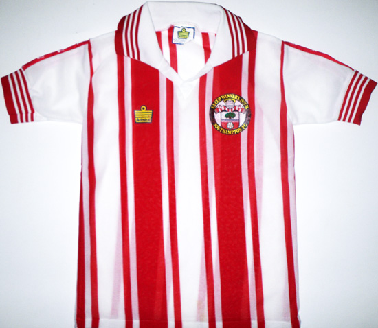 maillot de foot southampton fc domicile 1976-1977 rétro