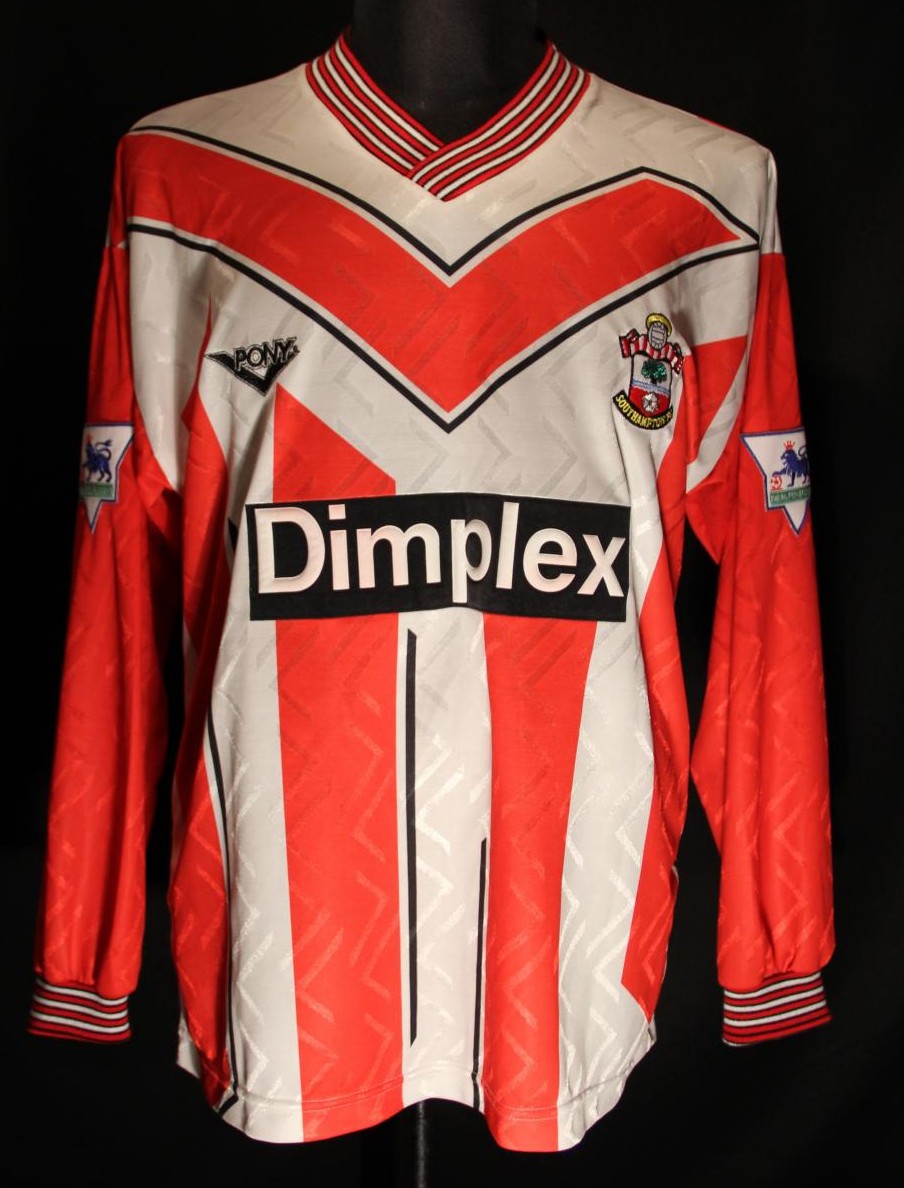 maillot de foot southampton fc domicile 1993-1995 rétro