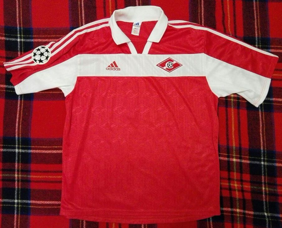 maillot de foot spartak moscou réplique 1999 pas cher