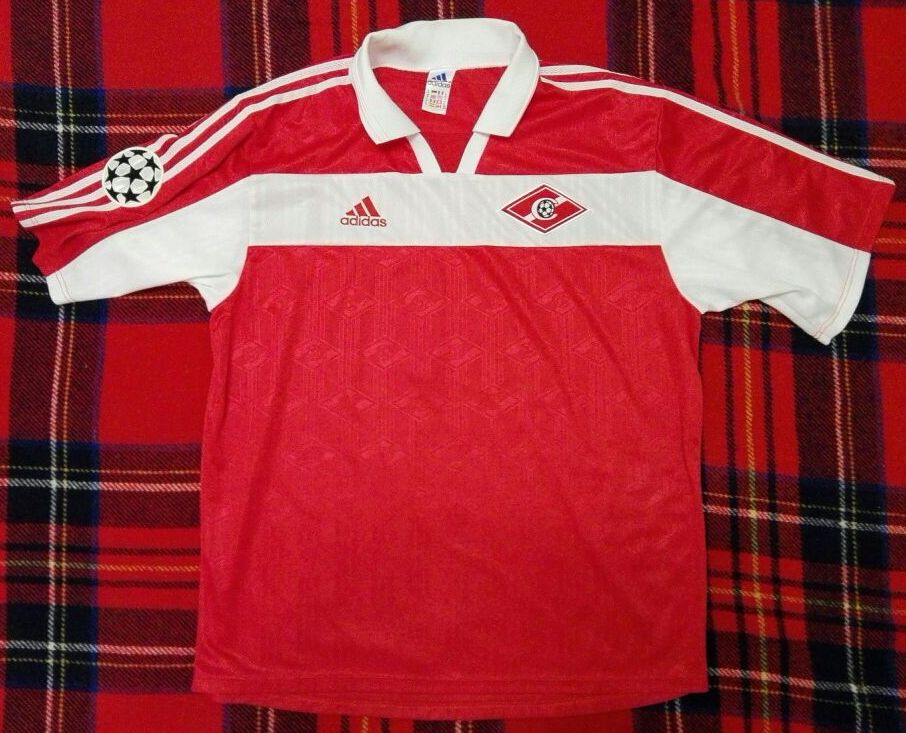 maillot de foot spartak moscou réplique 1999 pas cher