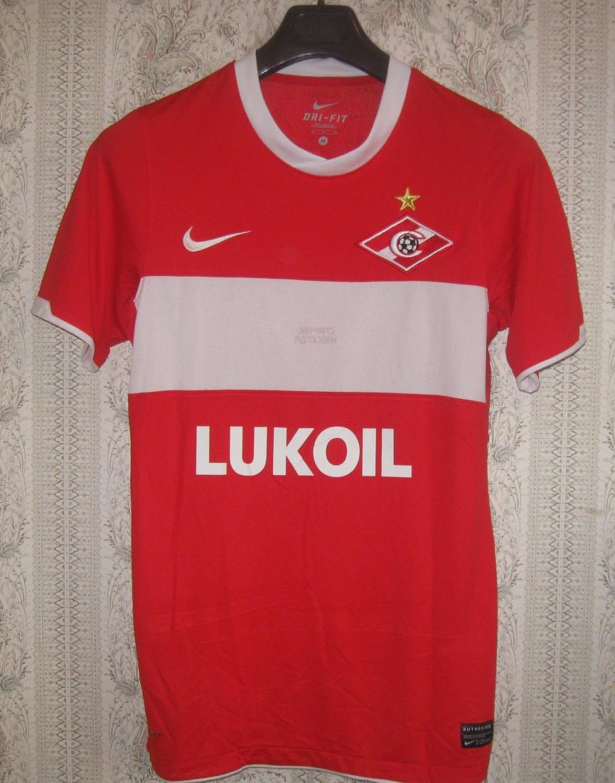 maillot de foot spartak moscou réplique 2010-2011 pas cher