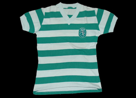 maillot de foot sporting cp domicile 1976-1977 rétro
