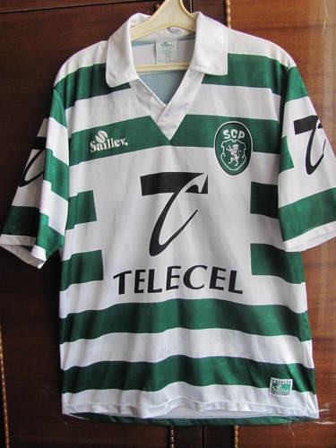 maillot de foot sporting cp domicile 1995-1996 rétro