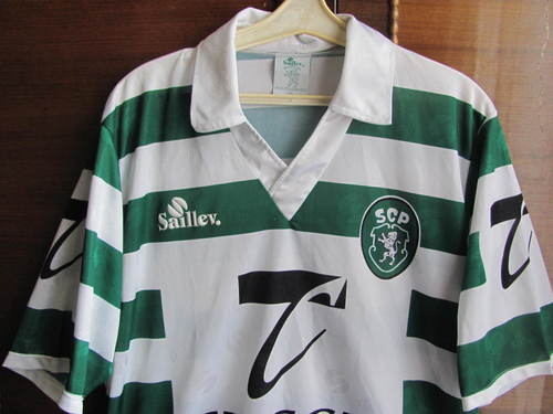 maillot de foot sporting cp domicile 1995-1996 rétro maillot de foot sporting cp domicile 1995-1996 rétro
