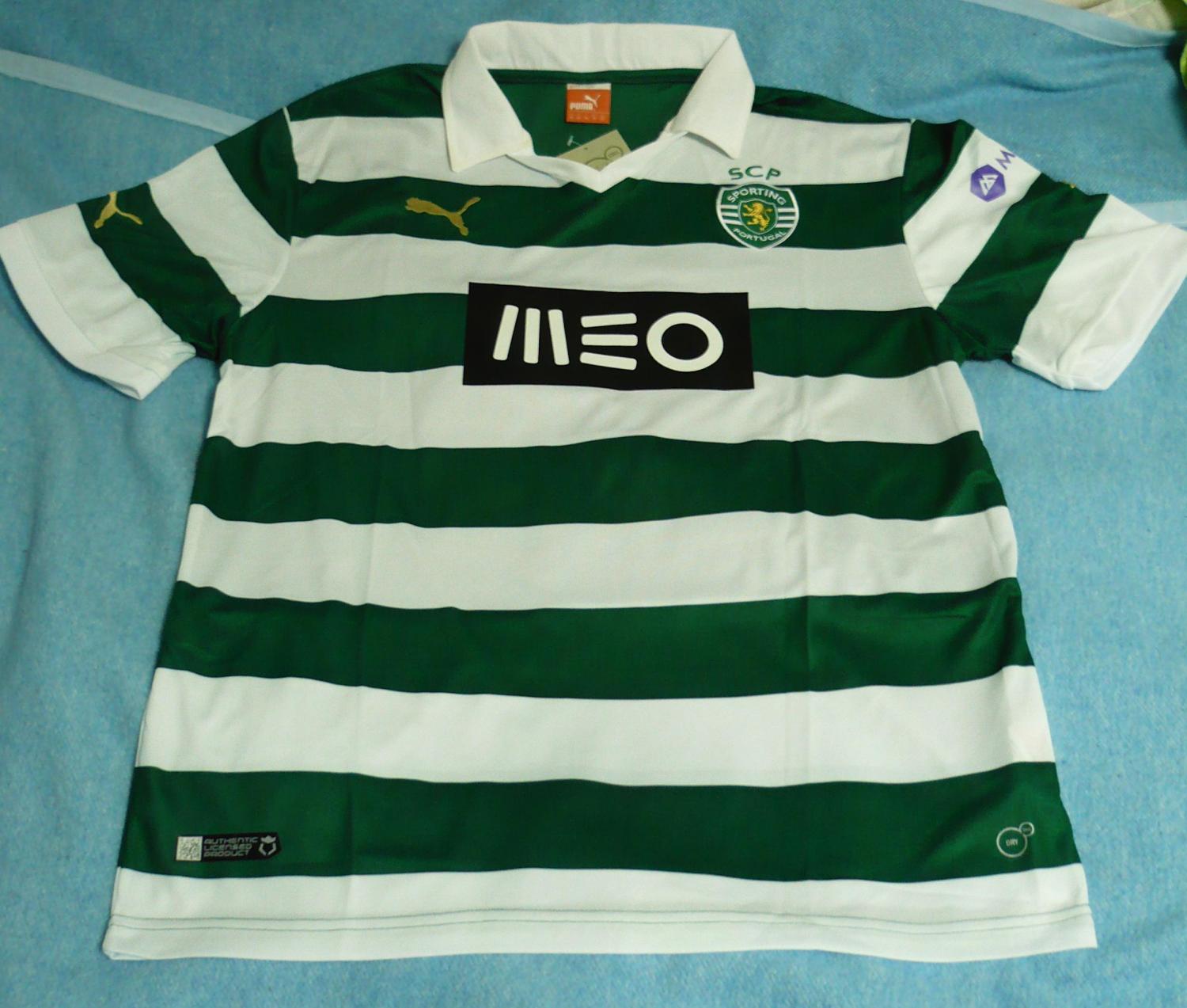 maillot de foot sporting cp domicile 2013-2014 rétro