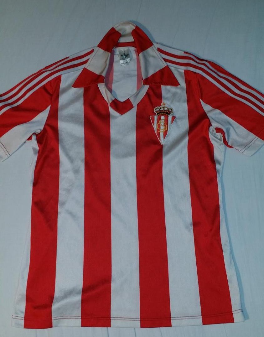 maillot de foot sporting de gijón domicile 1979-1980 pas cher