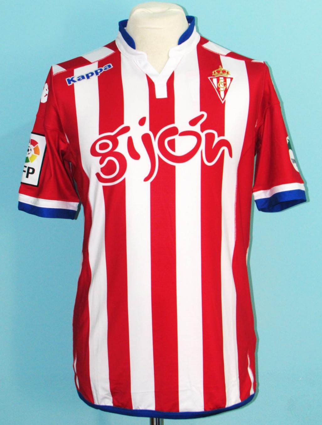 maillot de foot sporting de gijón domicile 2015-2016 pas cher