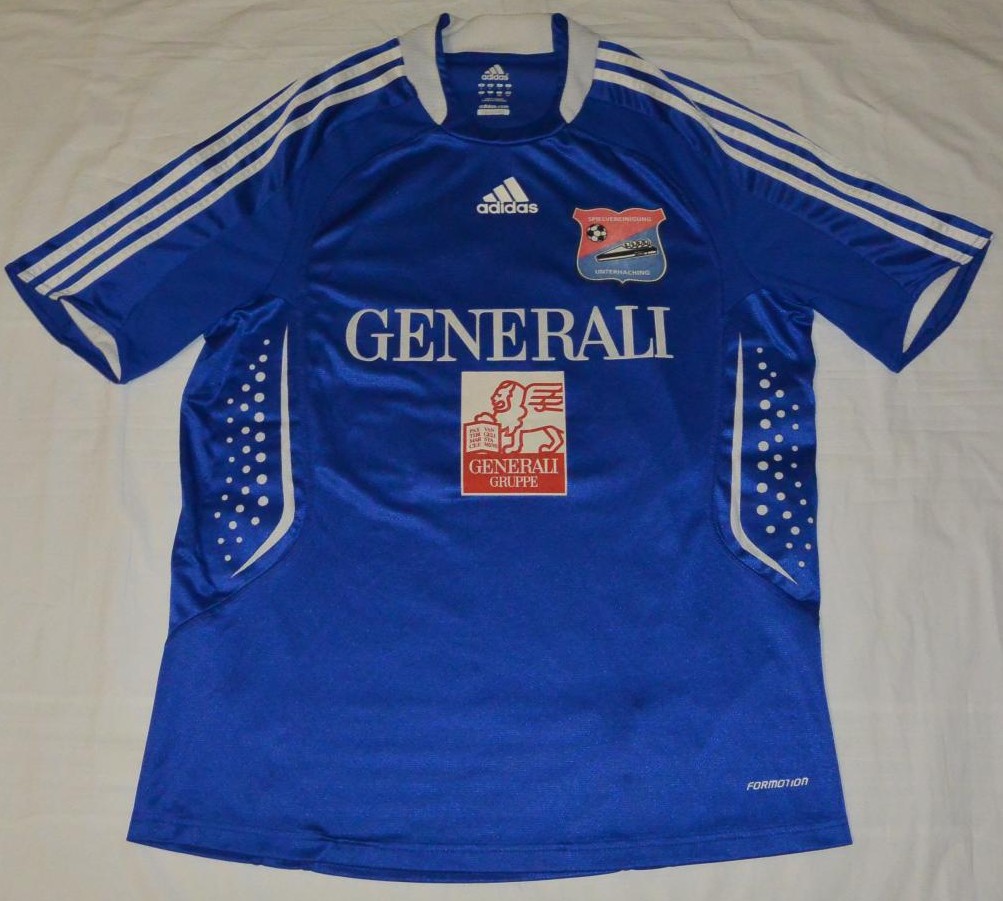 maillot de foot spvgg unterhaching domicile 2007-2008 rétro