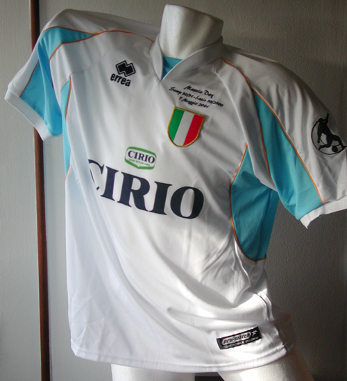 maillot de foot ss lazio particulier 2001 rétro