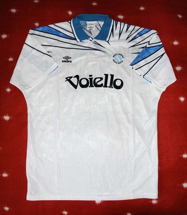 maillot de foot ssc naples exterieur 1991-1993 rétro