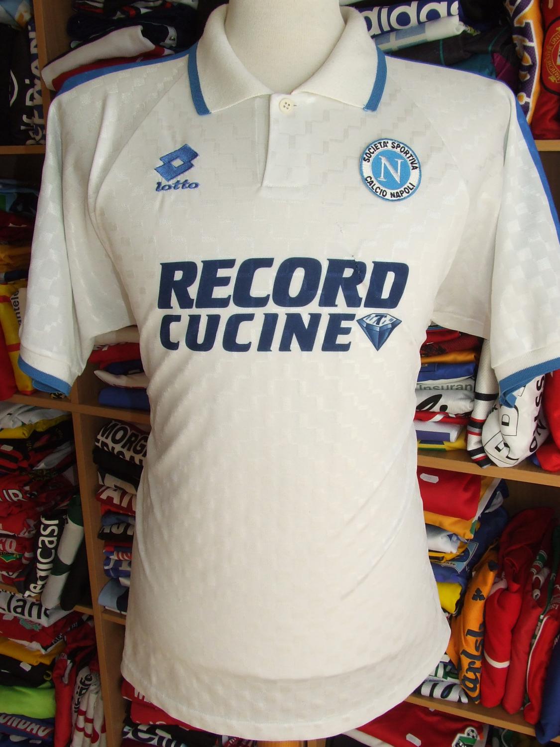 maillot de foot ssc naples exterieur 1995-1996 rétro