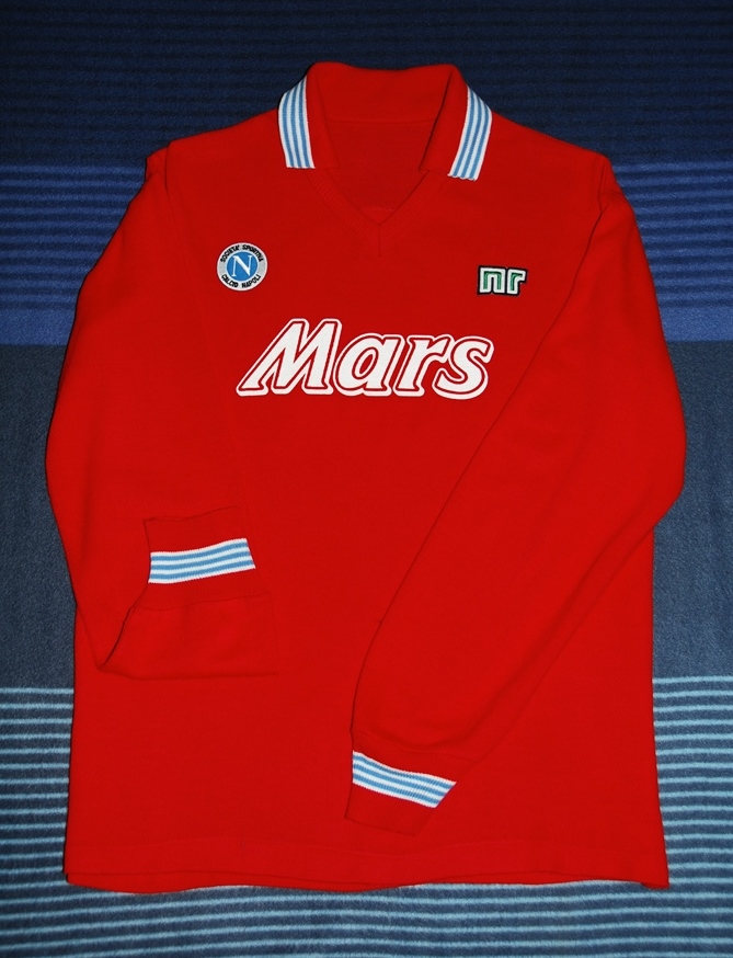 maillot de foot ssc naples third 1989-1990 rétro