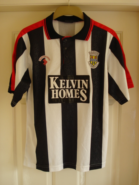 maillot de foot st. mirren fc domicile 1991-1992 rétro