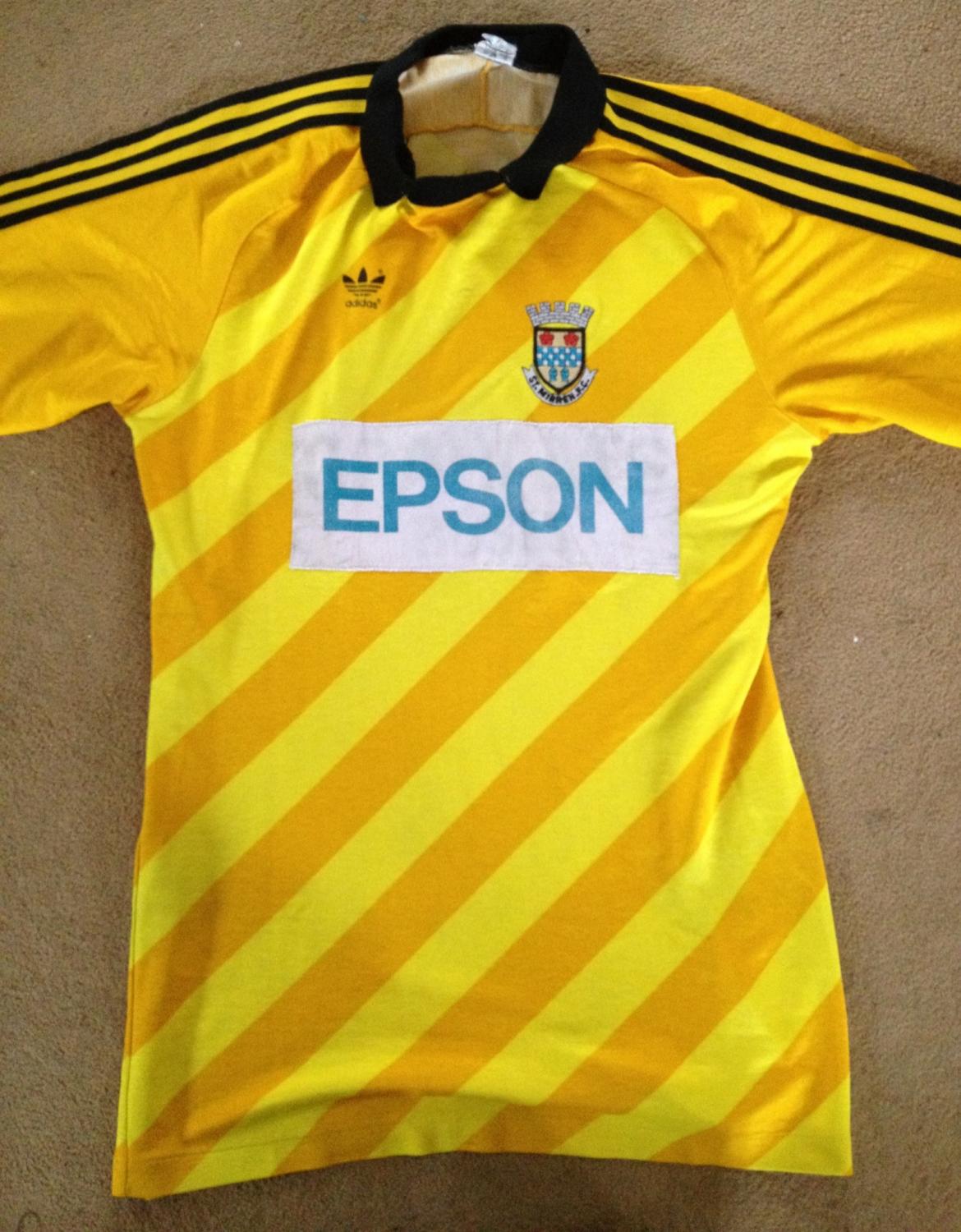 maillot de foot st. mirren fc gardien 1987 rétro