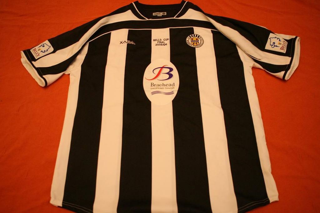 maillot de foot st. mirren fc particulier 2005-2006 rétro