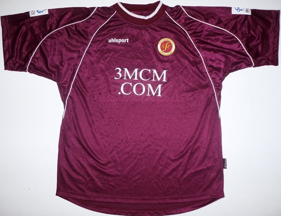 maillot de foot stenhousemuir domicile 2003-2004 pas cher