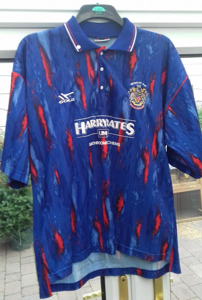 maillot de foot stockport county fc domicile 1991-1992 rétro