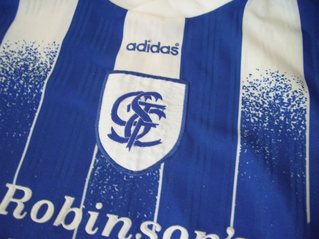 maillot de foot stockport county fc domicile 1996-1997 rétro