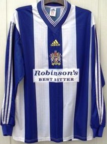 maillot de foot stockport county fc domicile 1998-1999 rétro