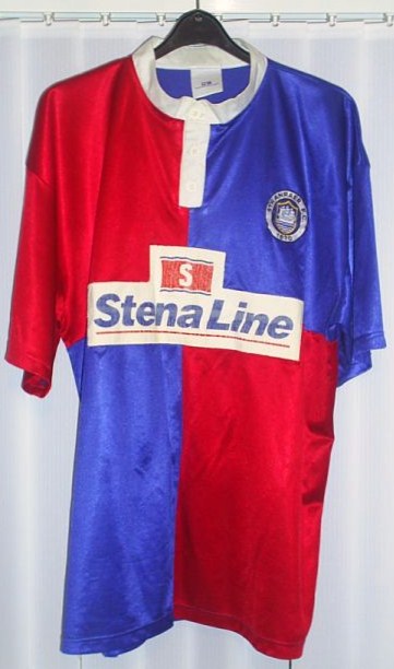 maillot de foot stranraer fc domicile 1996-1997 rétro