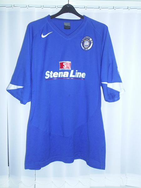 maillot de foot stranraer fc domicile 2004-2006 rétro