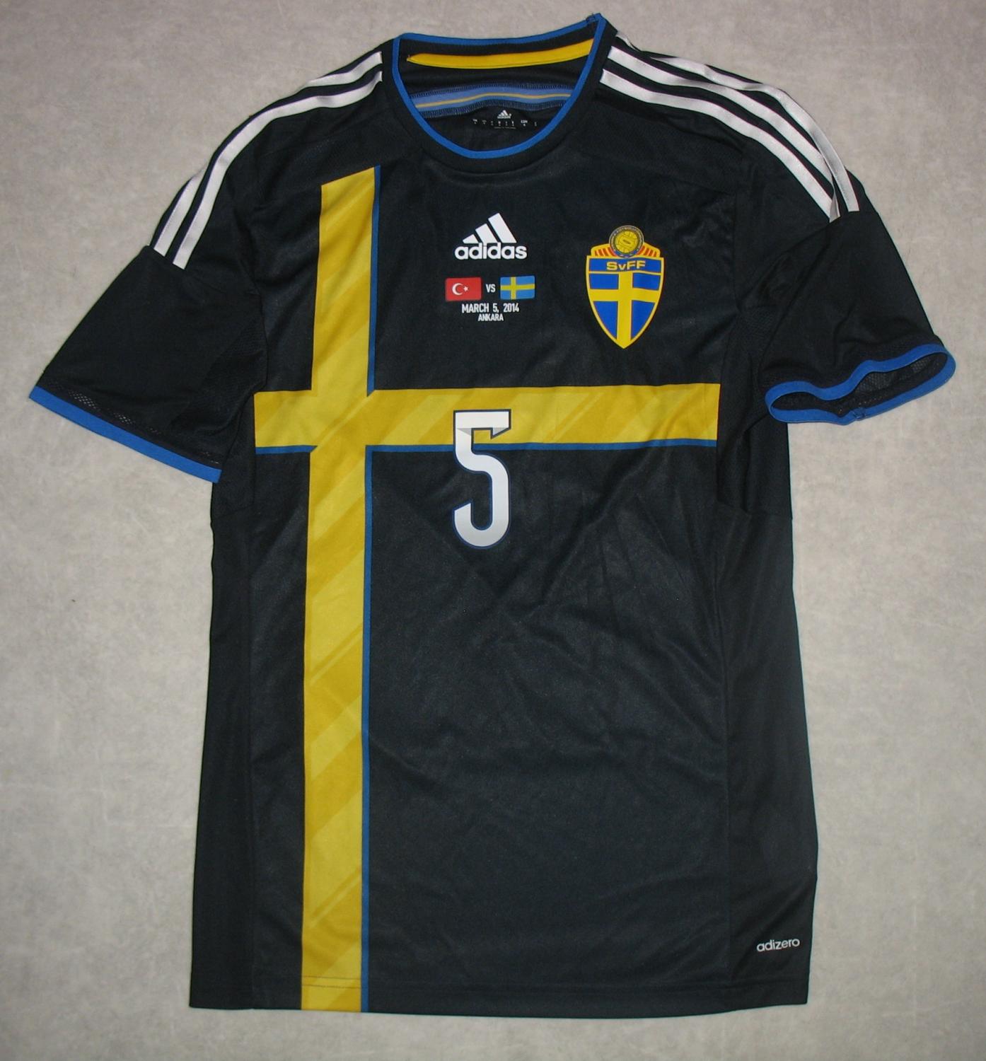 maillot de foot suède exterieur 2013-2014 rétro