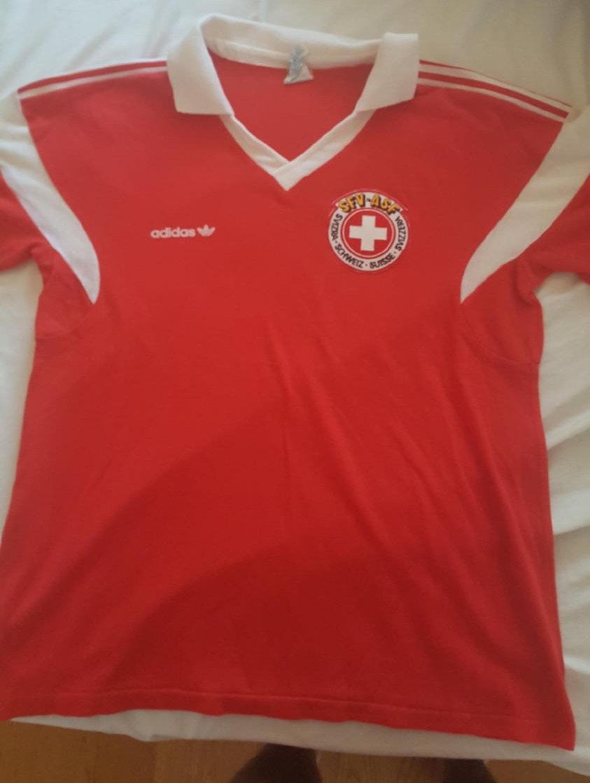 maillot de foot suisse domicile 1986-1988 pas cher