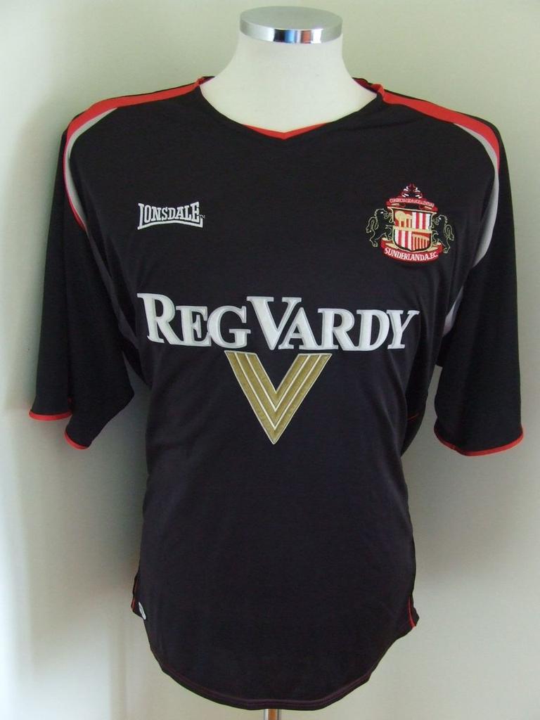 maillot de foot sunderland afc exterieur 2005-2006 rétro