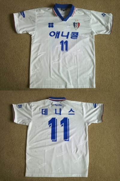 maillot de foot suwon samsung bluewings exterieur 2000 rétro