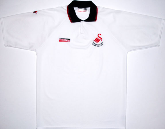 maillot de foot swansea afc domicile 2001-2002 pas cher
