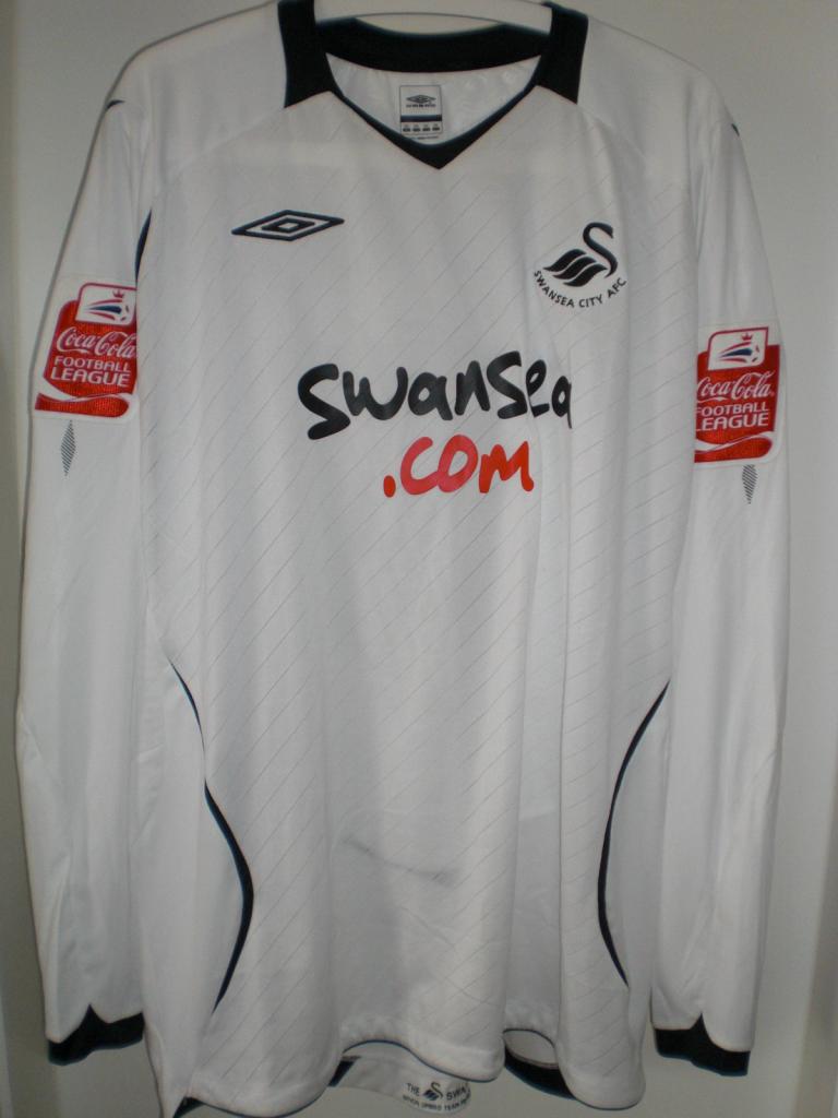 maillot de foot swansea afc domicile 2008-2009 pas cher